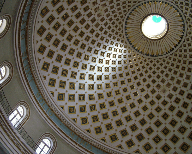The Mosta Dome in Malta showcasing Maltese heritage and architecture.